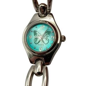 Unique Green Butterfly Quartz Watch 22mm face by 8mm Thickness